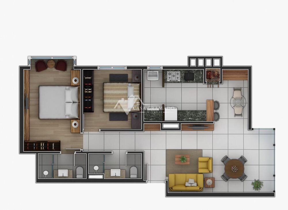 Apartamento, 2 quartos, 71 m² - Foto 7