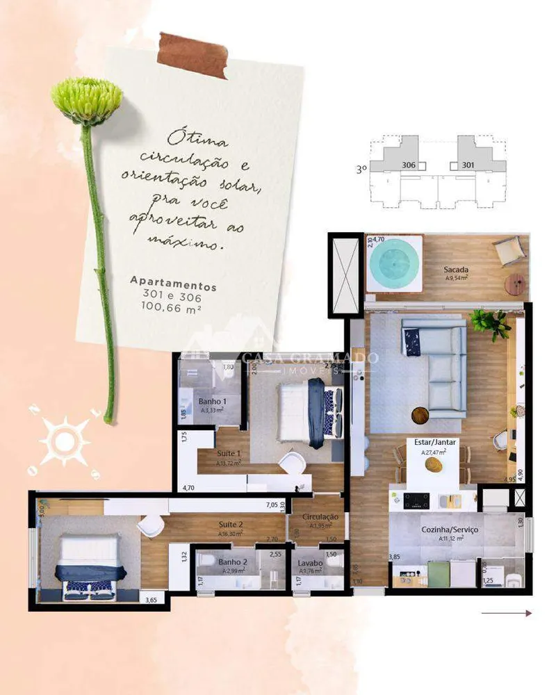 Apartamento, 2 quartos, 86 m² - Foto 12