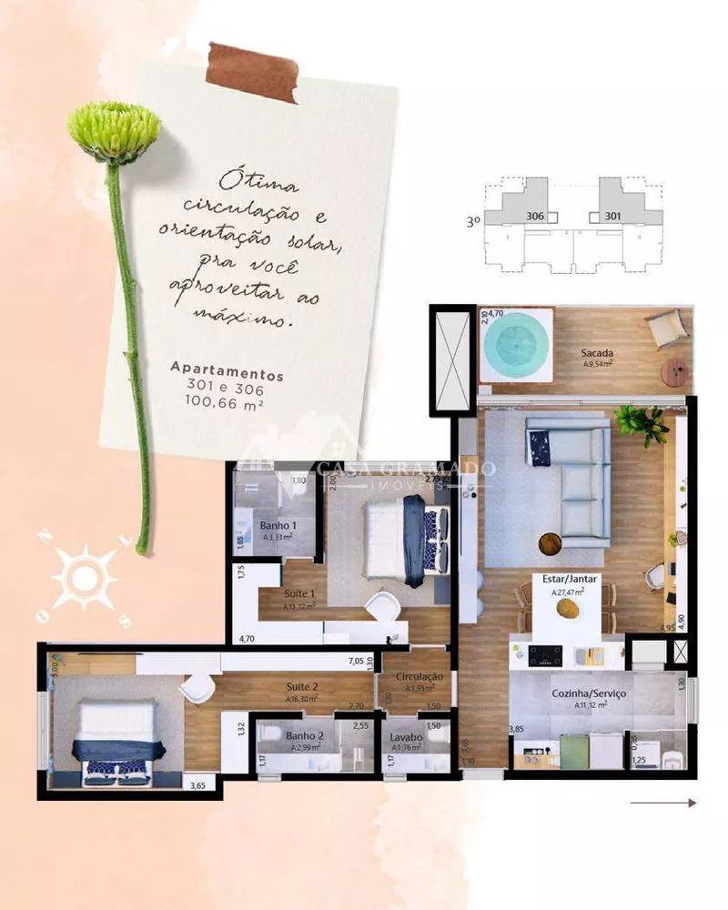 Apartamento, 2 quartos, 86 m² - Foto 4