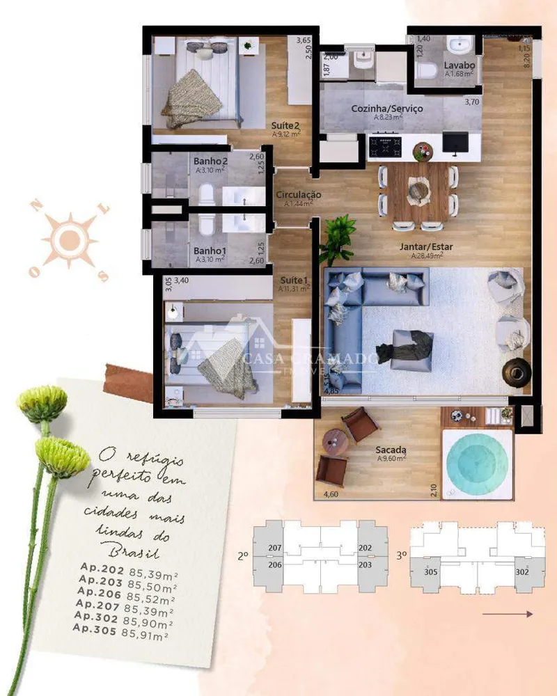 Apartamento, 2 quartos, 86 m² - Foto 16