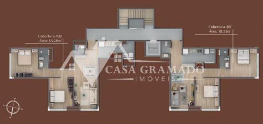 Apartamento, 1 quarto, 68 m² - Foto 1