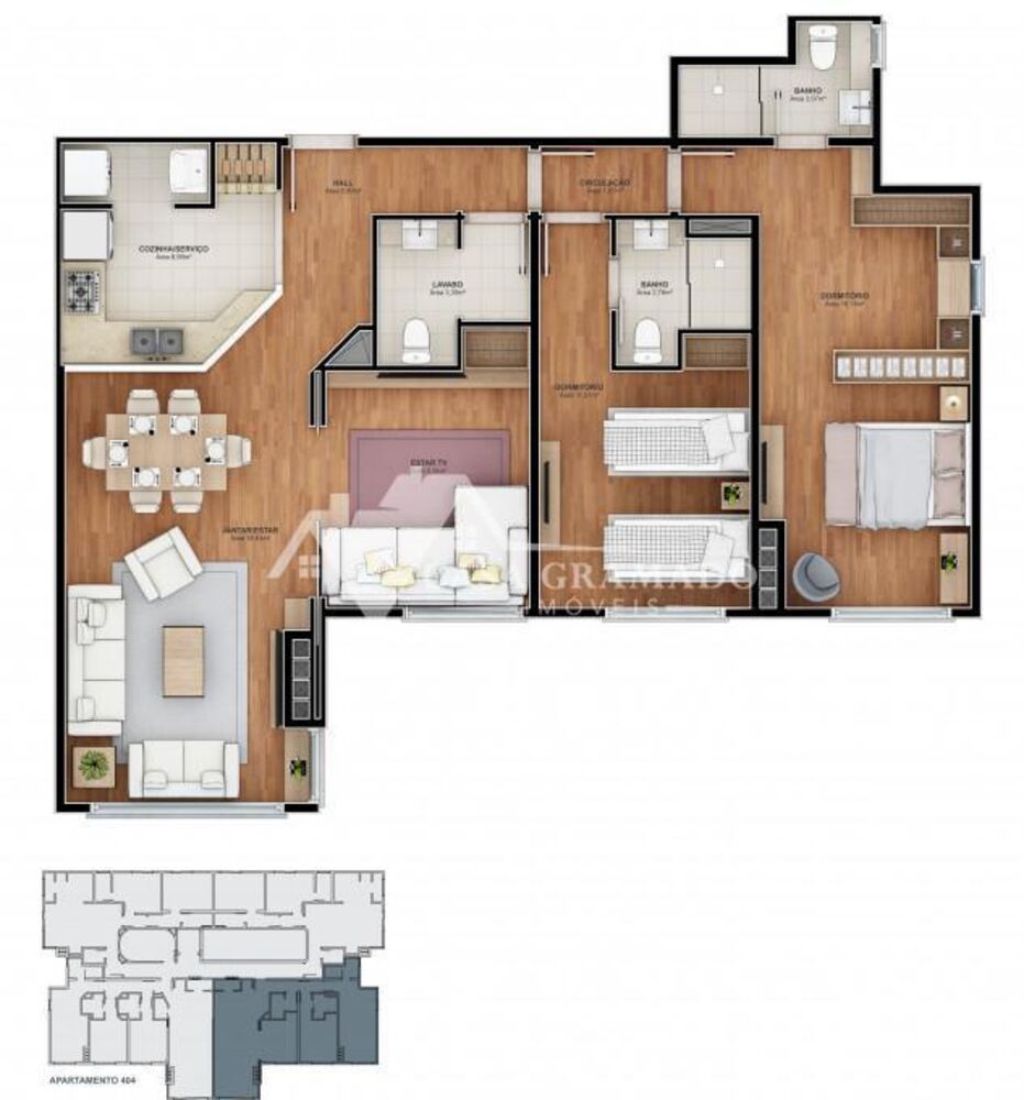 Apartamento, 2 quartos, 78 m² - Foto 12