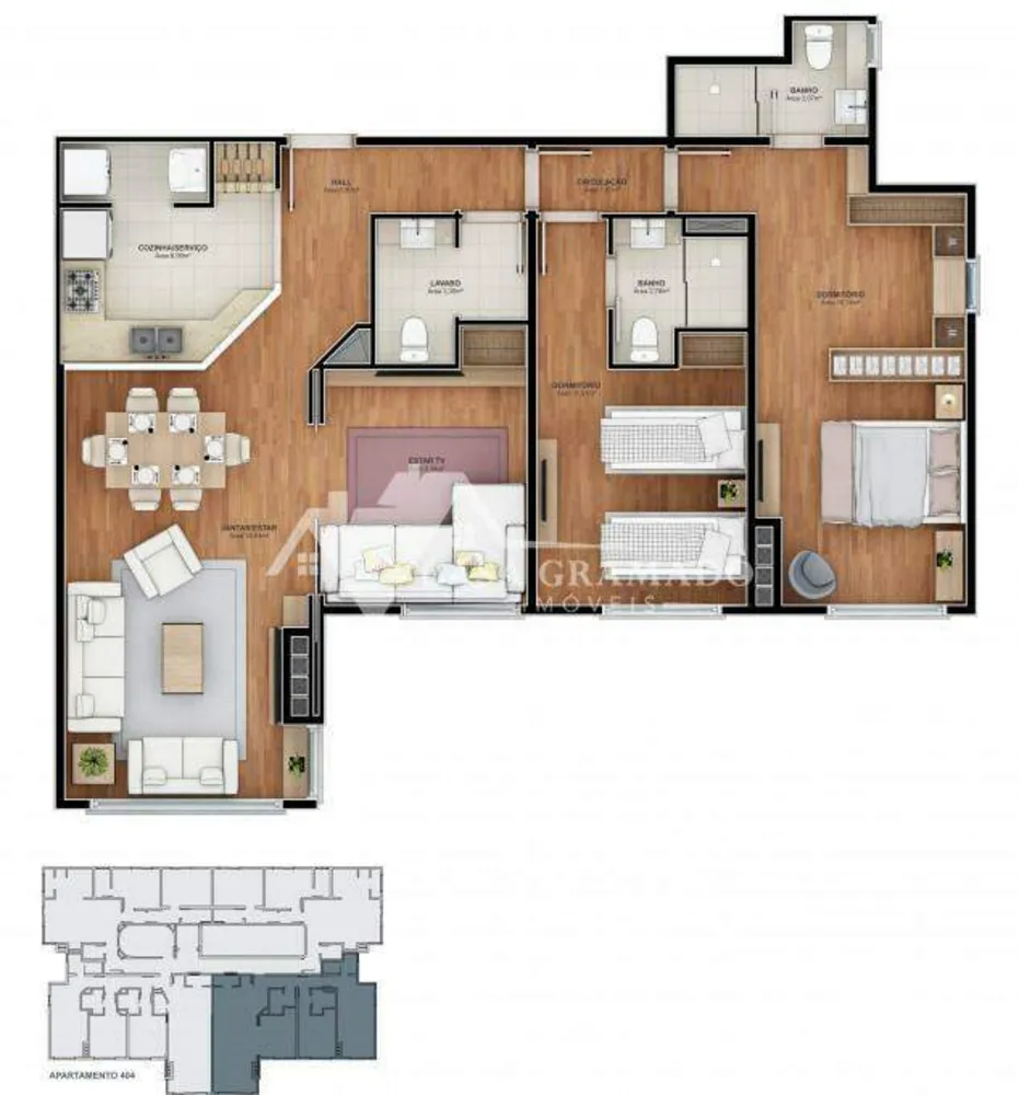 Apartamento, 2 quartos, 78 m² - Foto 38