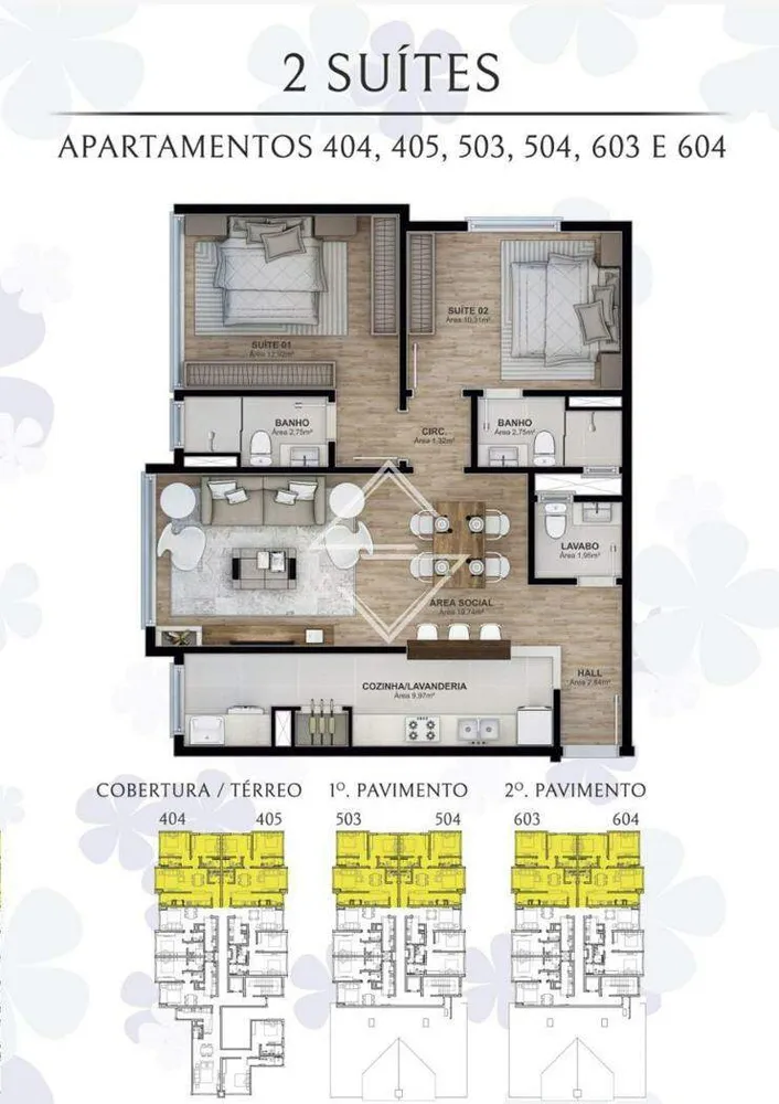Apartamento, 2 quartos, 75 m² - Foto 19