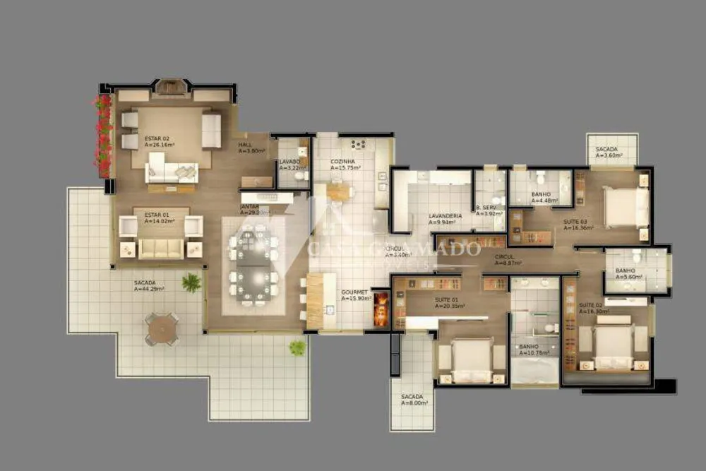 Apartamento, 4 quartos, 320 m² - Foto 16