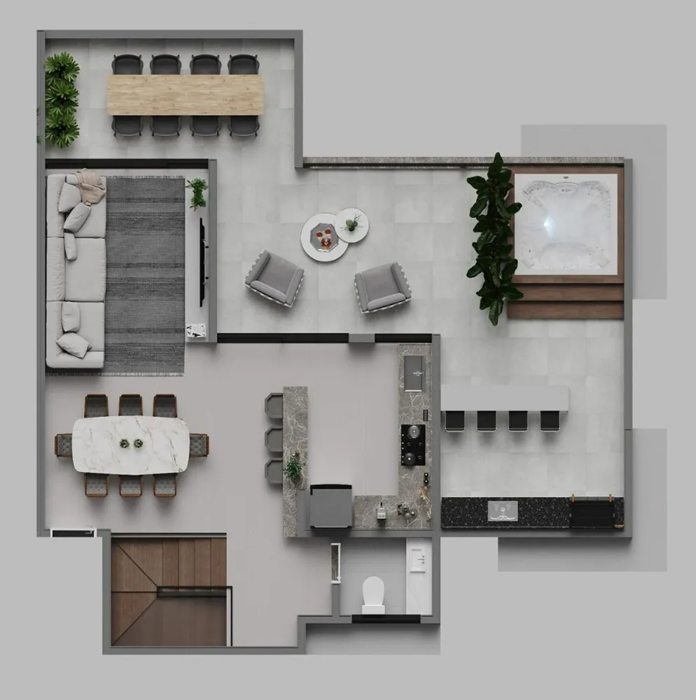 Cobertura, 4 quartos, 188 m² - Foto 3