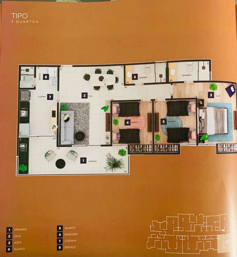 Apartamento, 3 quartos, 106 m² - Foto 2