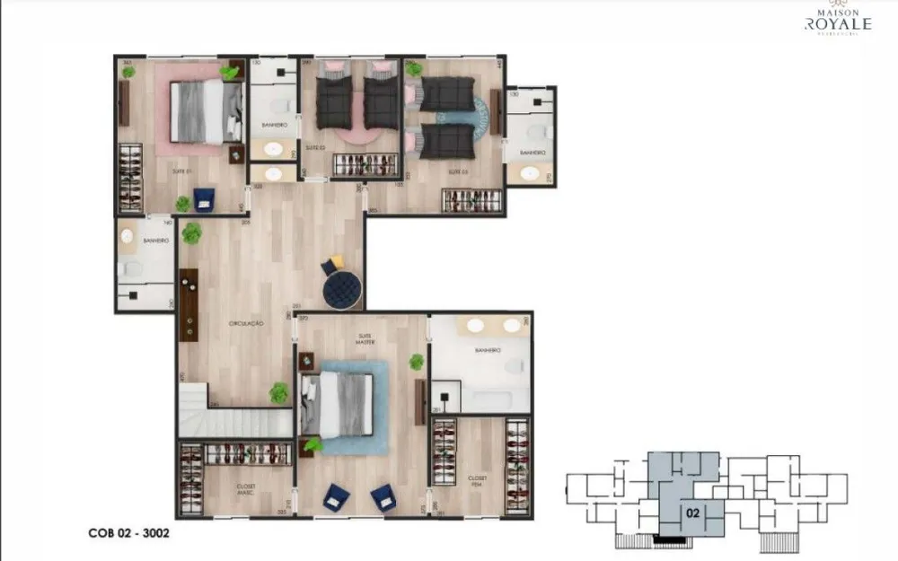 Cobertura, 4 quartos, 269 m² - Foto 2