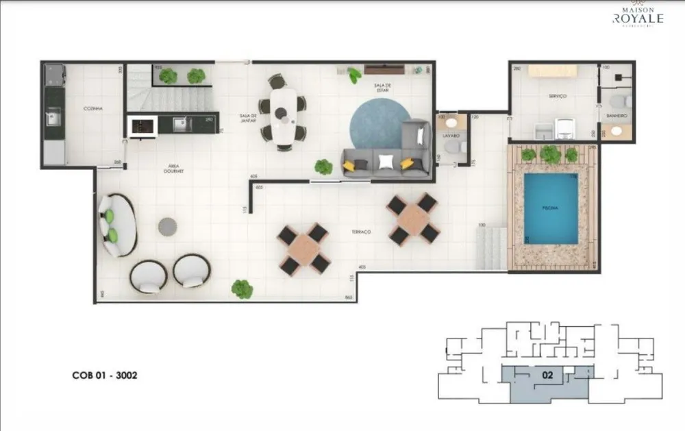 Cobertura, 4 quartos, 269 m² - Foto 3