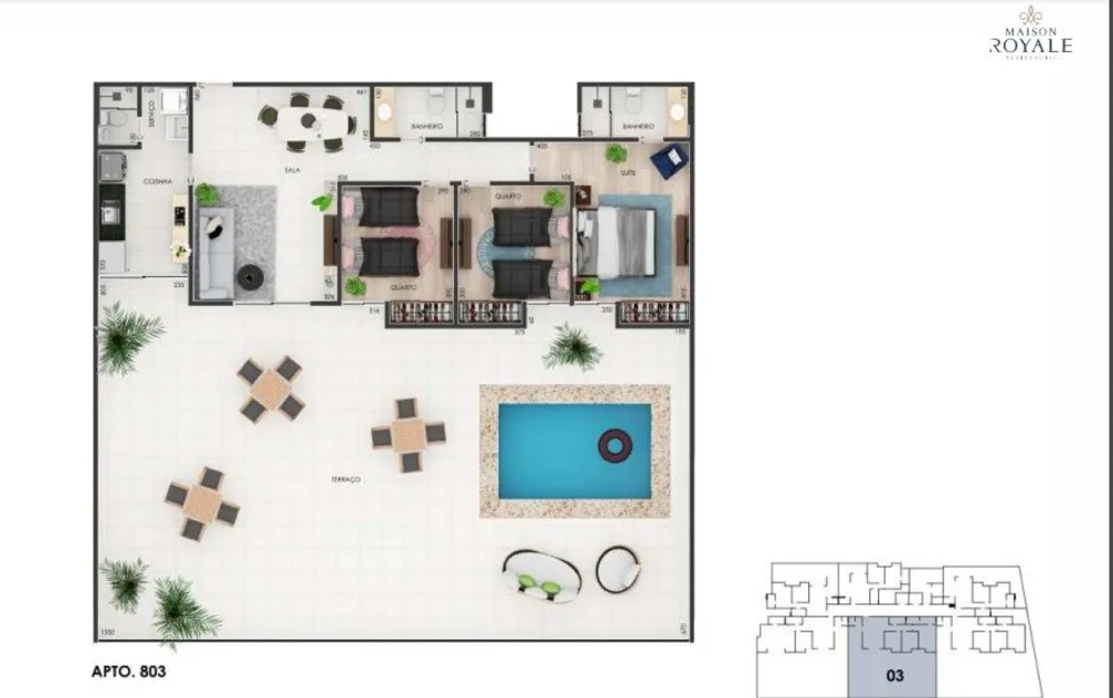 Apartamento, 3 quartos, 204 m² - Foto 2