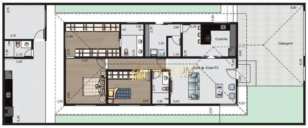 Casa, 2 quartos, 172 m² - Foto 4