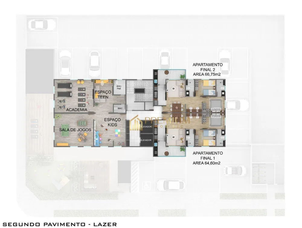 Apartamento, 2 quartos, 66 m² - Foto 7