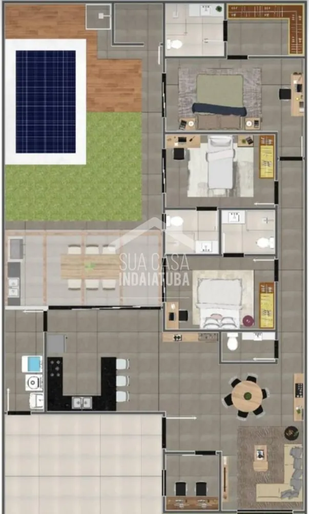 Casa de Condomínio, 3 quartos - Foto 7