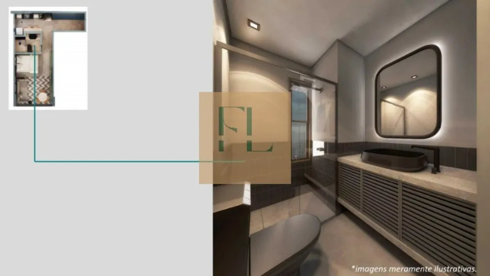 Apartamento, 1 quarto, 33 m² - Foto 3