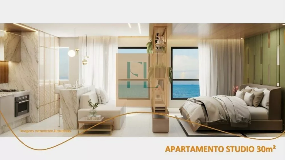 Apartamento à venda com 1 quarto, 30m² - Foto 1