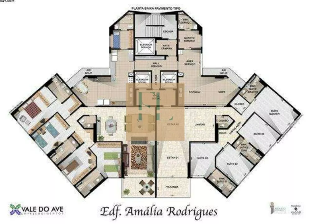 Apartamento para alugar com 4 quartos, 170m² - Foto 4