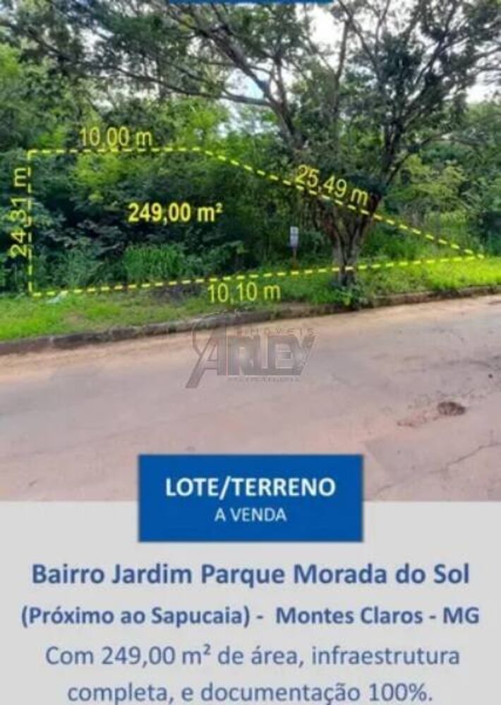 Terreno à venda, 249m² - Foto 1