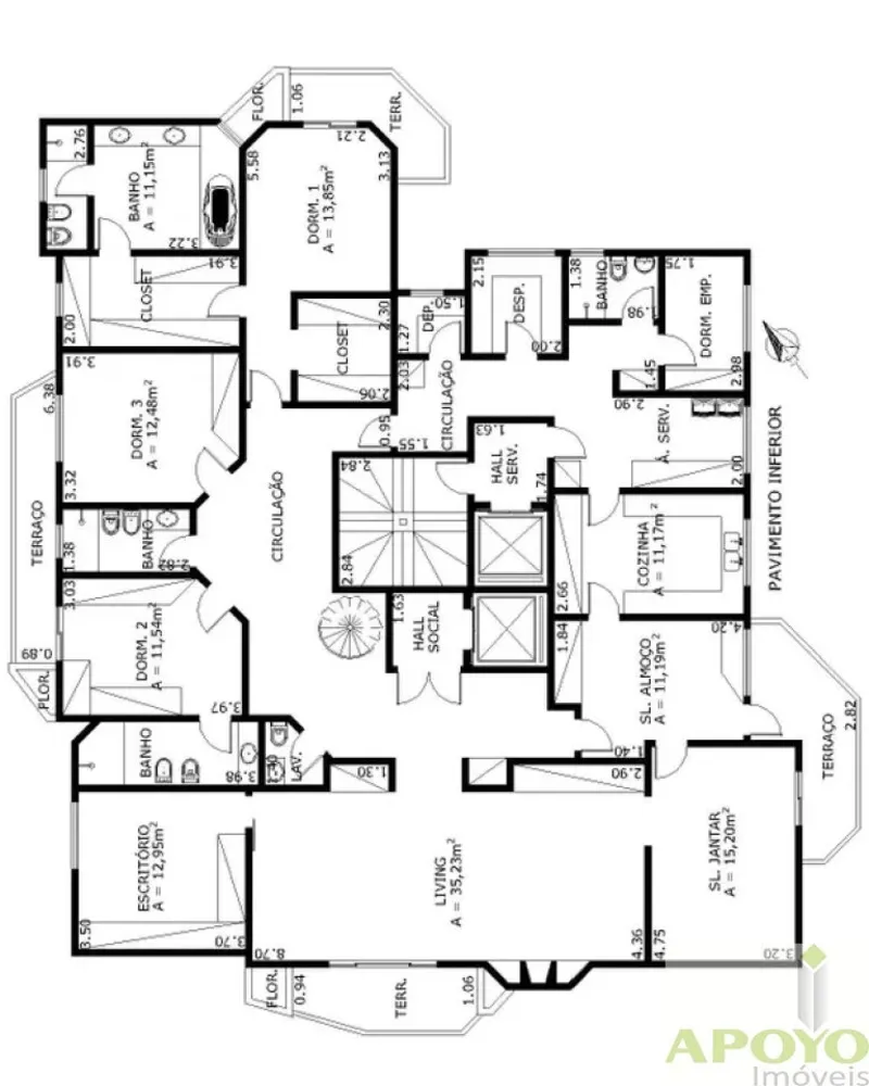 Apartamento, 5 quartos, 275 m² - Foto 3