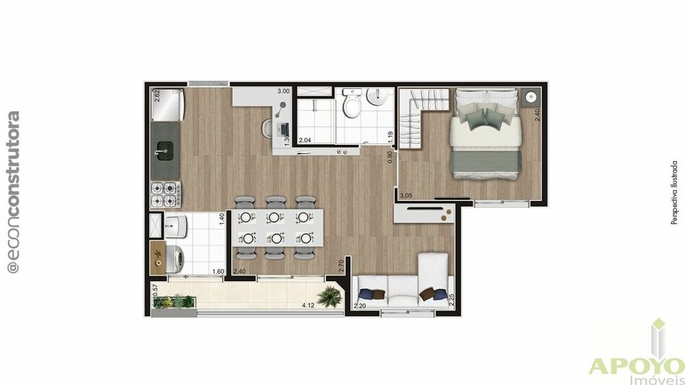 Apartamento, 2 quartos, 40 m² - Foto 12