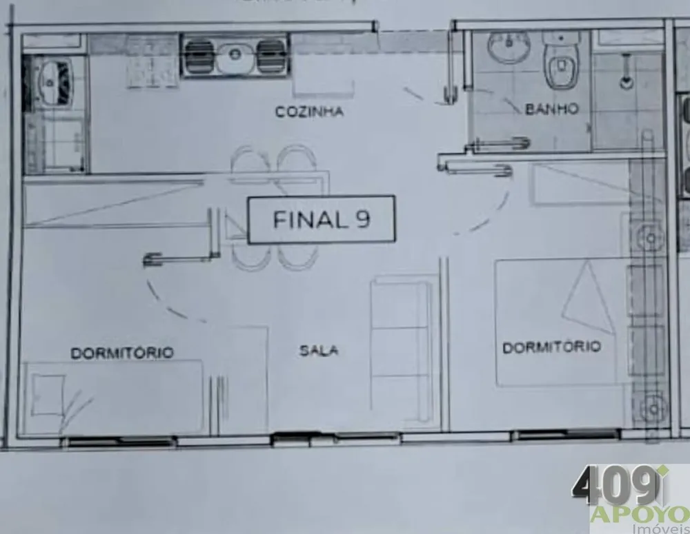 Apartamento, 2 quartos, 34 m² - Foto 1