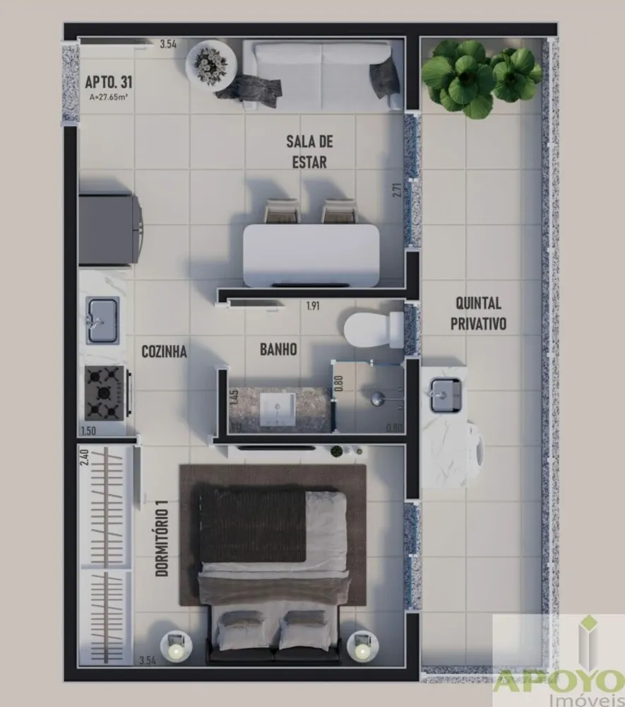 Loft, 30 m² - Foto 9