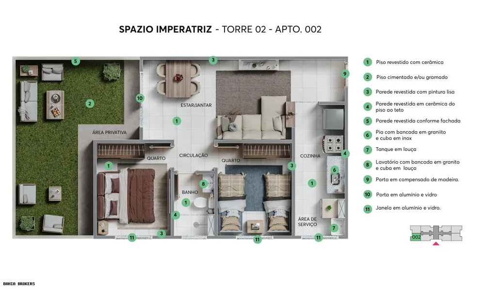 Apartamento, 2 quartos, 44 m² - Foto 8