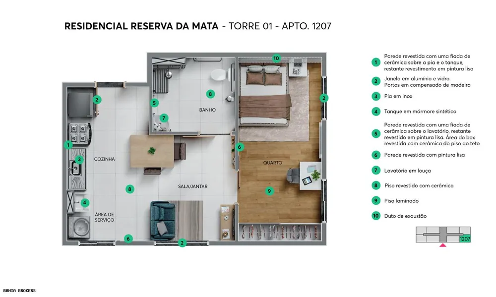 Apartamento, 2 quartos, 38 m² - Foto 14