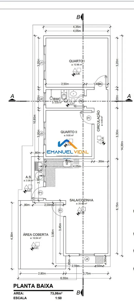 Casa, 2 quartos, 73 m² - Foto 2