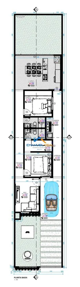 Casa, 2 quartos, 99 m² - Foto 2