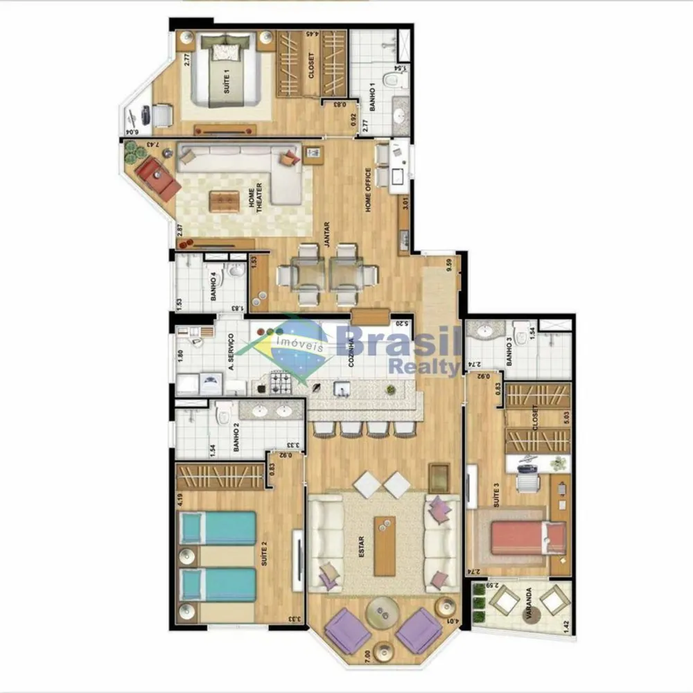 Apartamento, 1 quarto, 50 m² - Foto 8