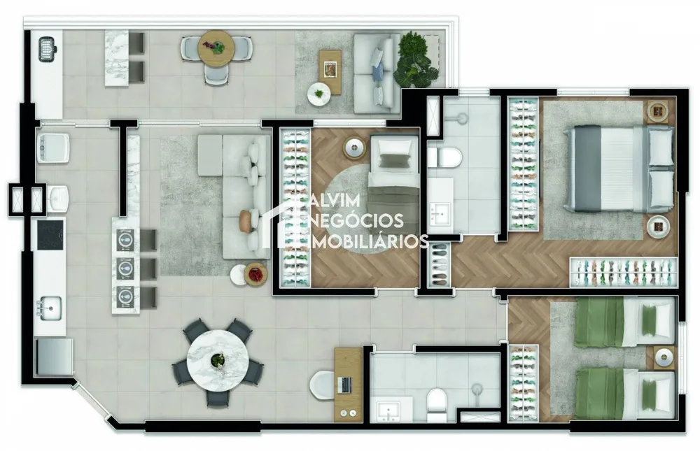Apartamento, 3 quartos - Foto 10