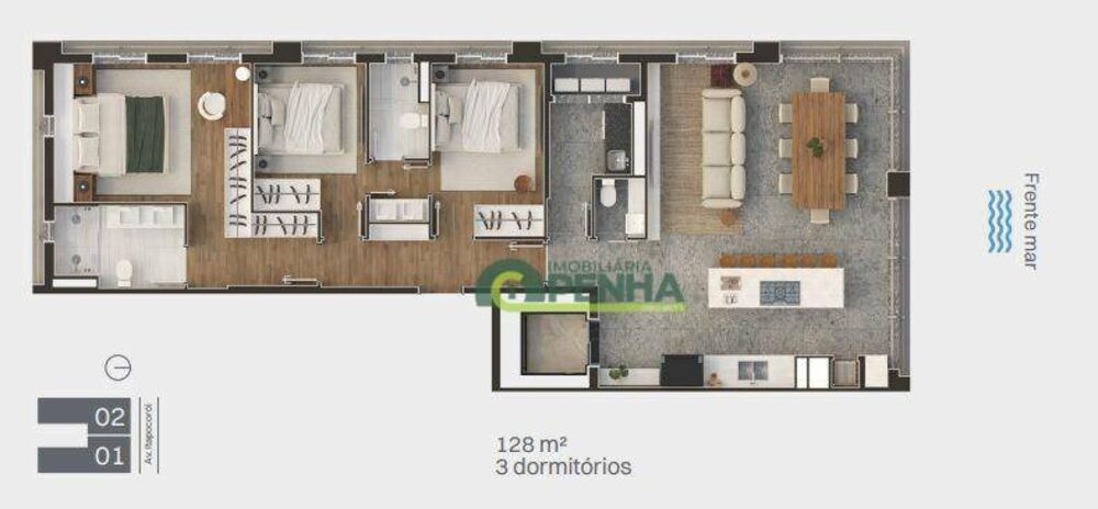 Apartamento, 3 quartos, 128 m² - Foto 17
