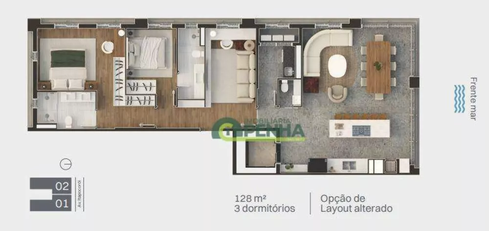 Apartamento, 3 quartos, 128 m² - Foto 7