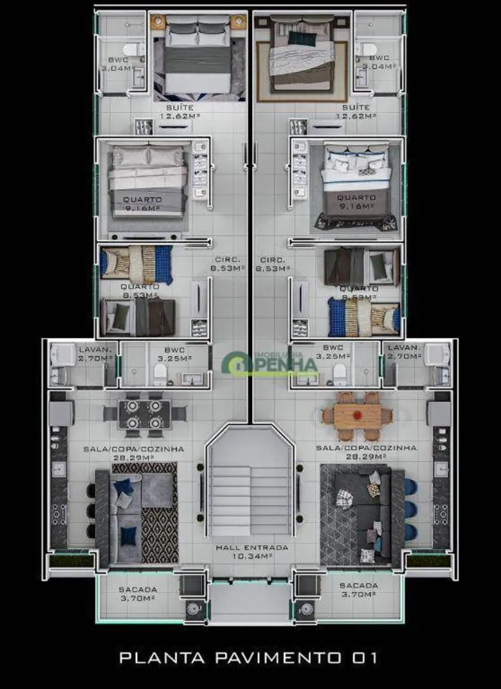 Apartamento, 2 quartos, 76 m² - Foto 11