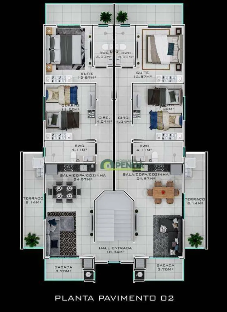Apartamento, 2 quartos, 76 m² - Foto 12