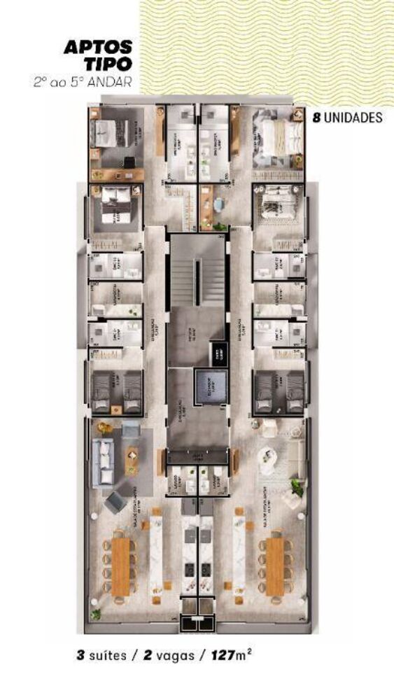 Apartamento, 3 quartos, 127 m² - Foto 3