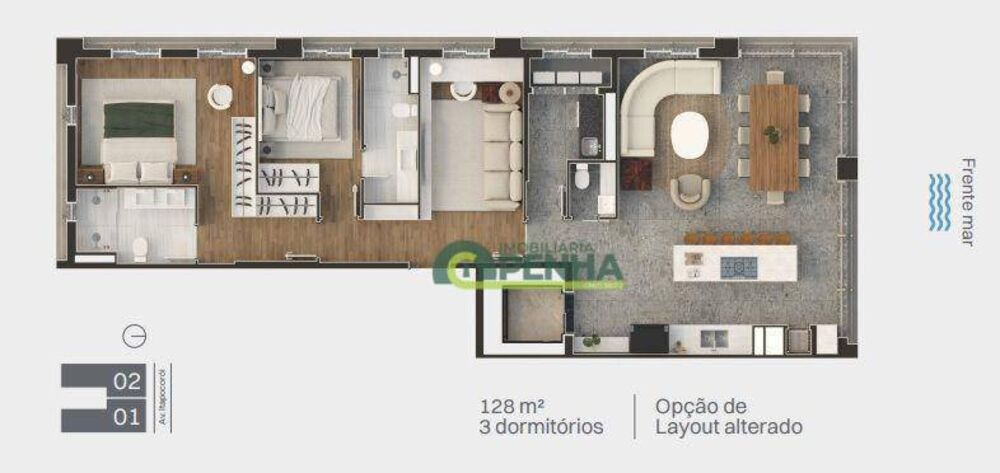 Apartamento, 3 quartos, 128 m² - Foto 15