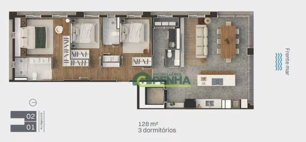 Apartamento, 3 quartos, 128 m² - Foto 16