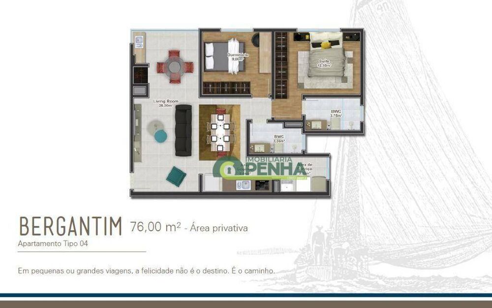 Apartamento, 2 quartos, 76 m² - Foto 5