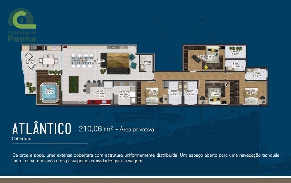 Apartamento, 2 quartos, 76 m² - Foto 2