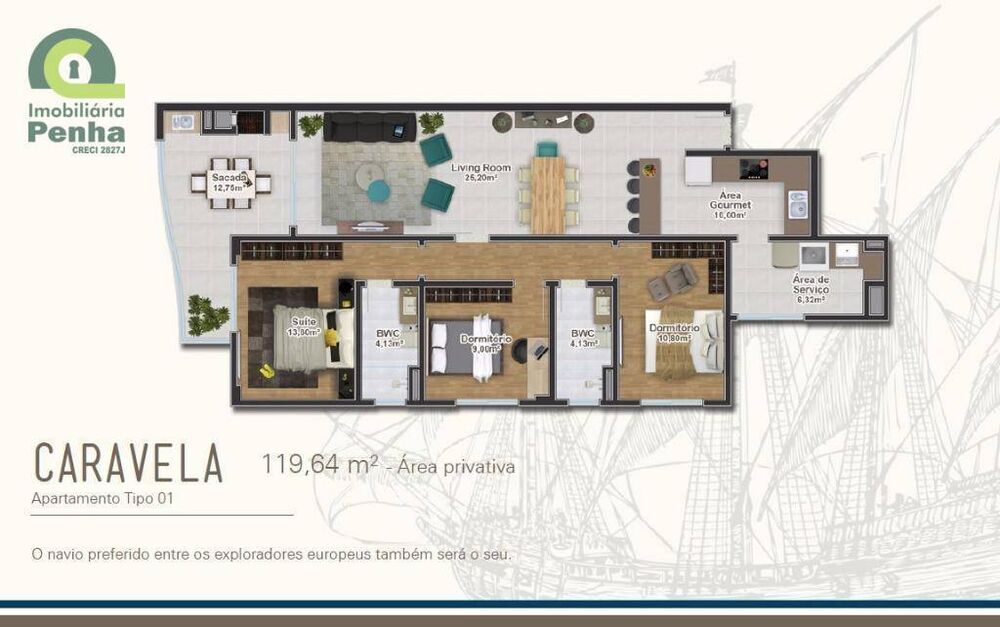 Apartamento, 2 quartos, 76 m² - Foto 9