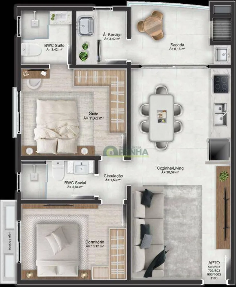 Apartamento, 2 quartos, 76 m² - Foto 3