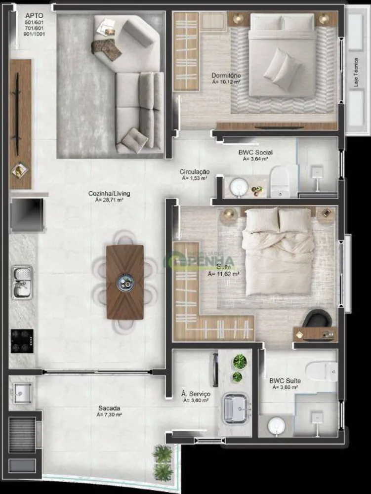 Apartamento, 2 quartos, 76 m² - Foto 13