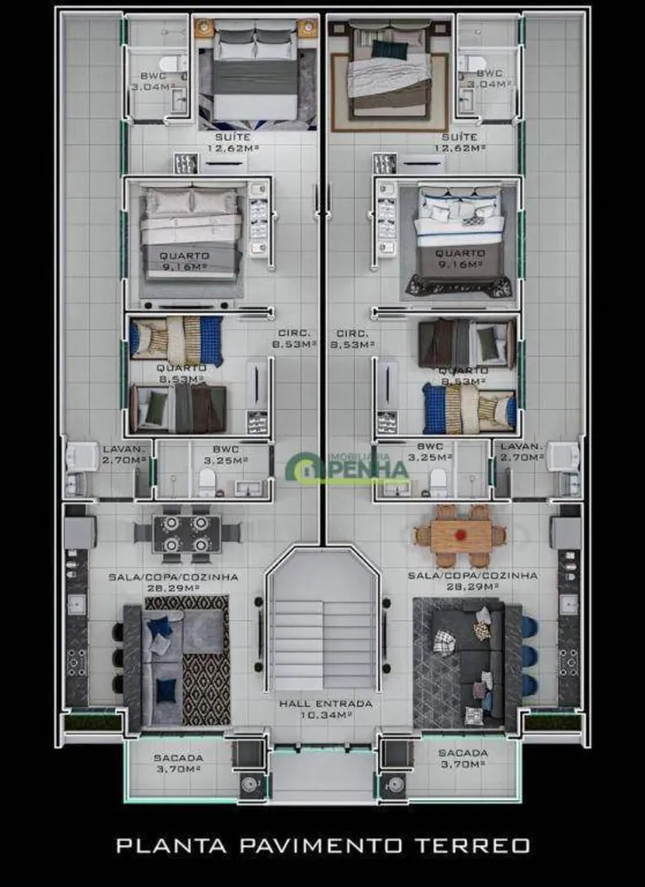 Apartamento, 3 quartos, 96 m² - Foto 12
