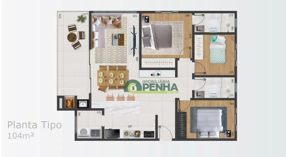 Apartamento, 3 quartos, 104 m² - Foto 13