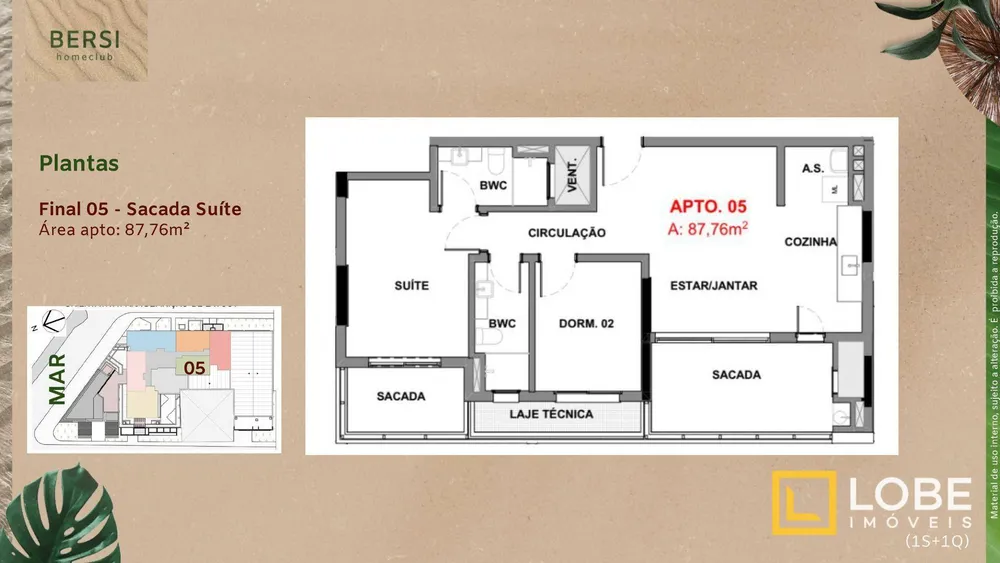 Apartamento, 2 quartos, 87 m² - Foto 3