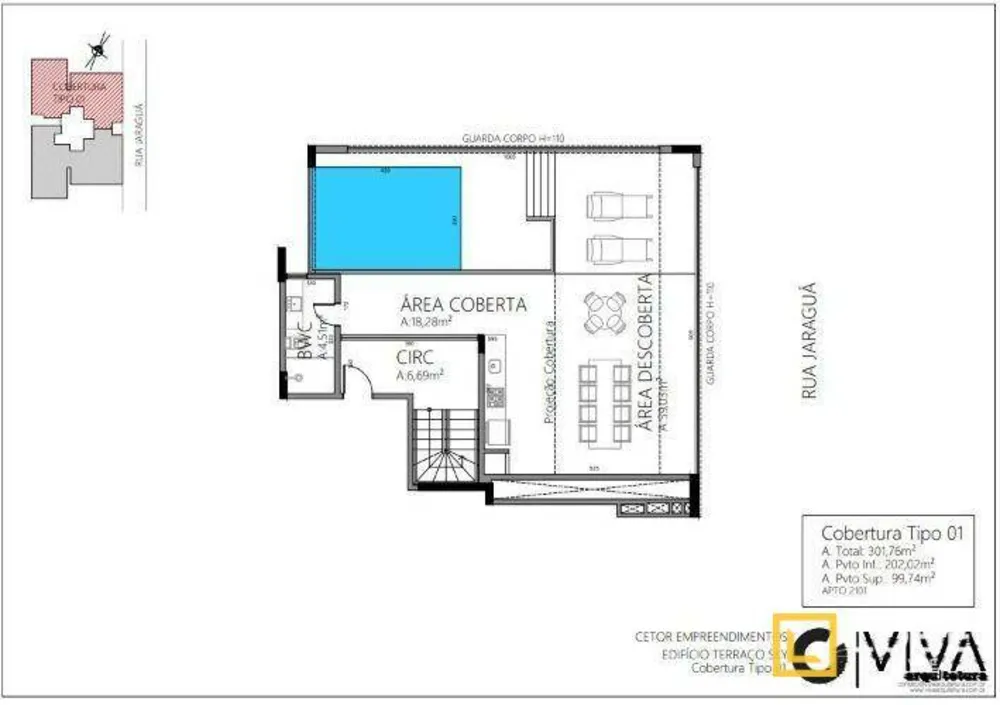 Cobertura, 3 quartos, 301 m² - Foto 19