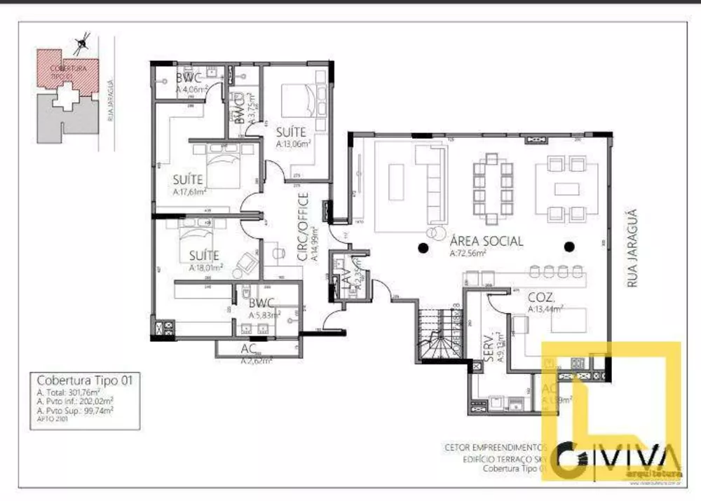Cobertura, 3 quartos, 301 m² - Foto 7