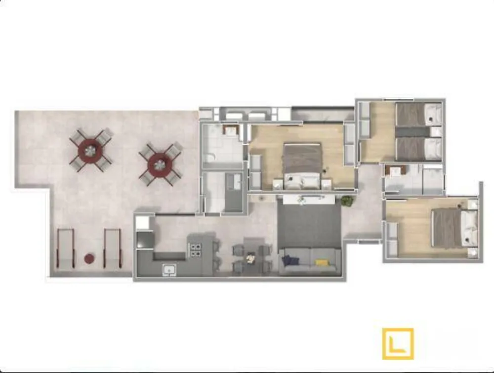 Cobertura, 3 quartos, 116 m² - Foto 10