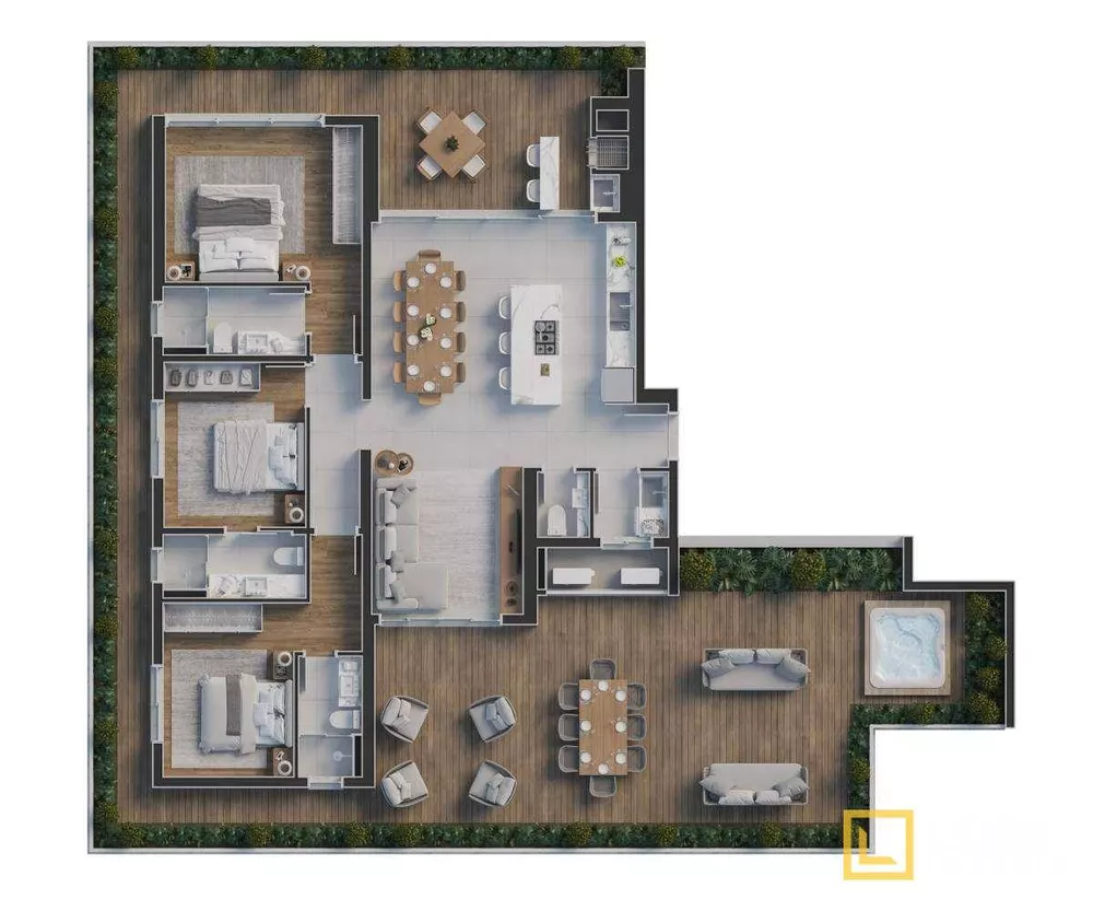 Apartamento, 3 quartos, 228 m² - Foto 16